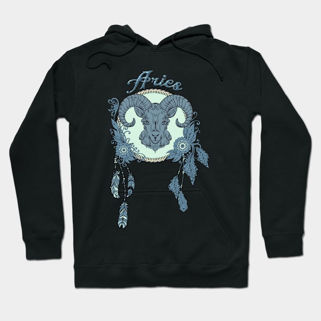 Zodiac sings aries Hoodie by Nicky2342